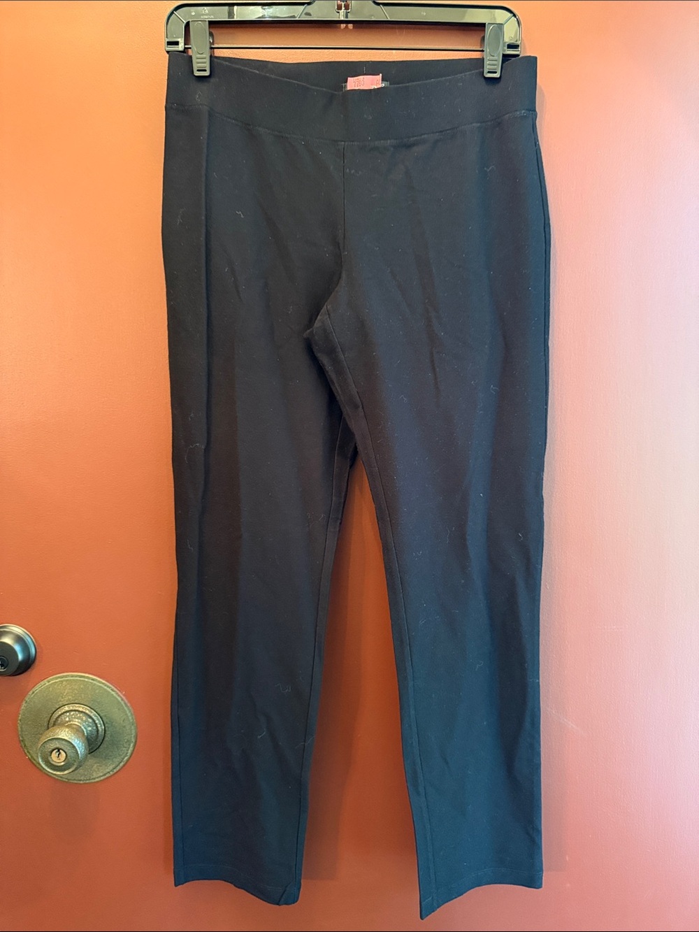 Eileen Fisher Black Stretch Pull-On Pants